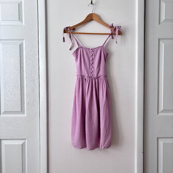 & Other Stories Smocked Strap Mini Dress - Picture 5 of 11